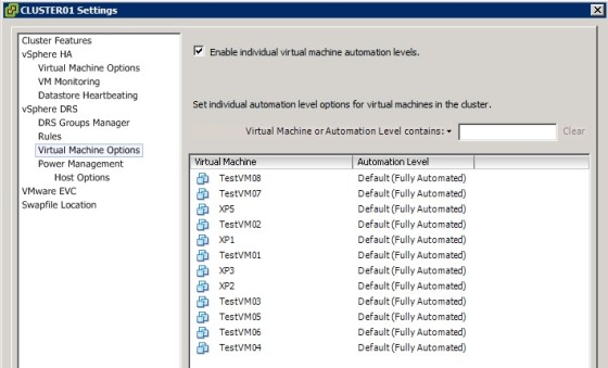 vm-drs-automation-levels