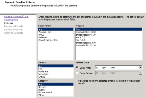 dynamic-baseline-criteria