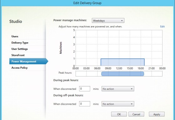 delivery-group-power-management