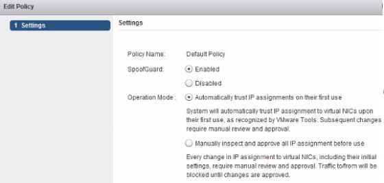 nsx-spoofguard-policy