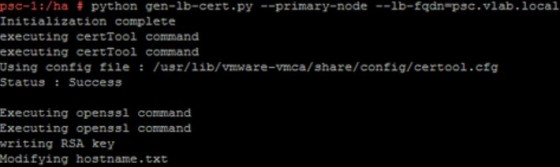 psc-ha-configuration