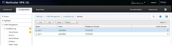 netscaler-added-servers