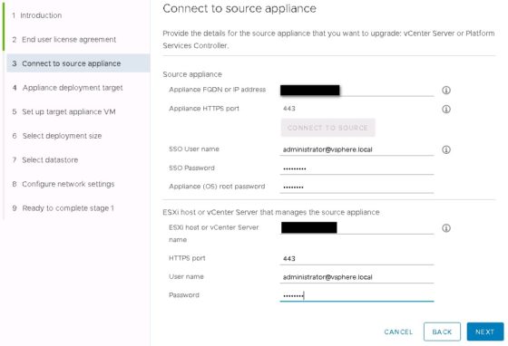 connect-to-source-vcsa