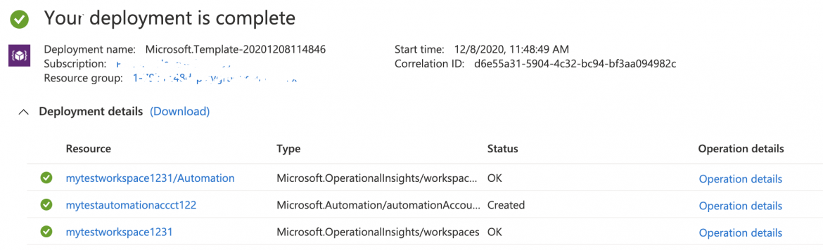 Azure Automation Account ARM Template - buildVirtual