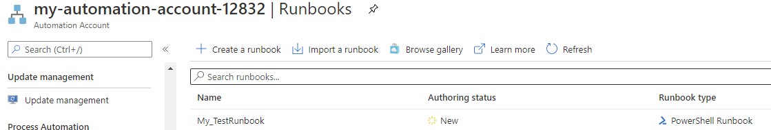 powershell import automation runbook azure