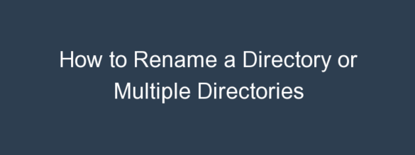 rename directory linux screenshot